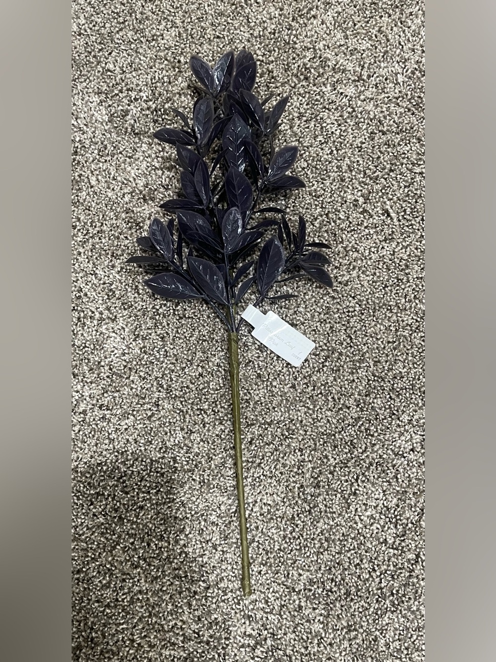 Target Faux Leaf Stem in Deep Purple